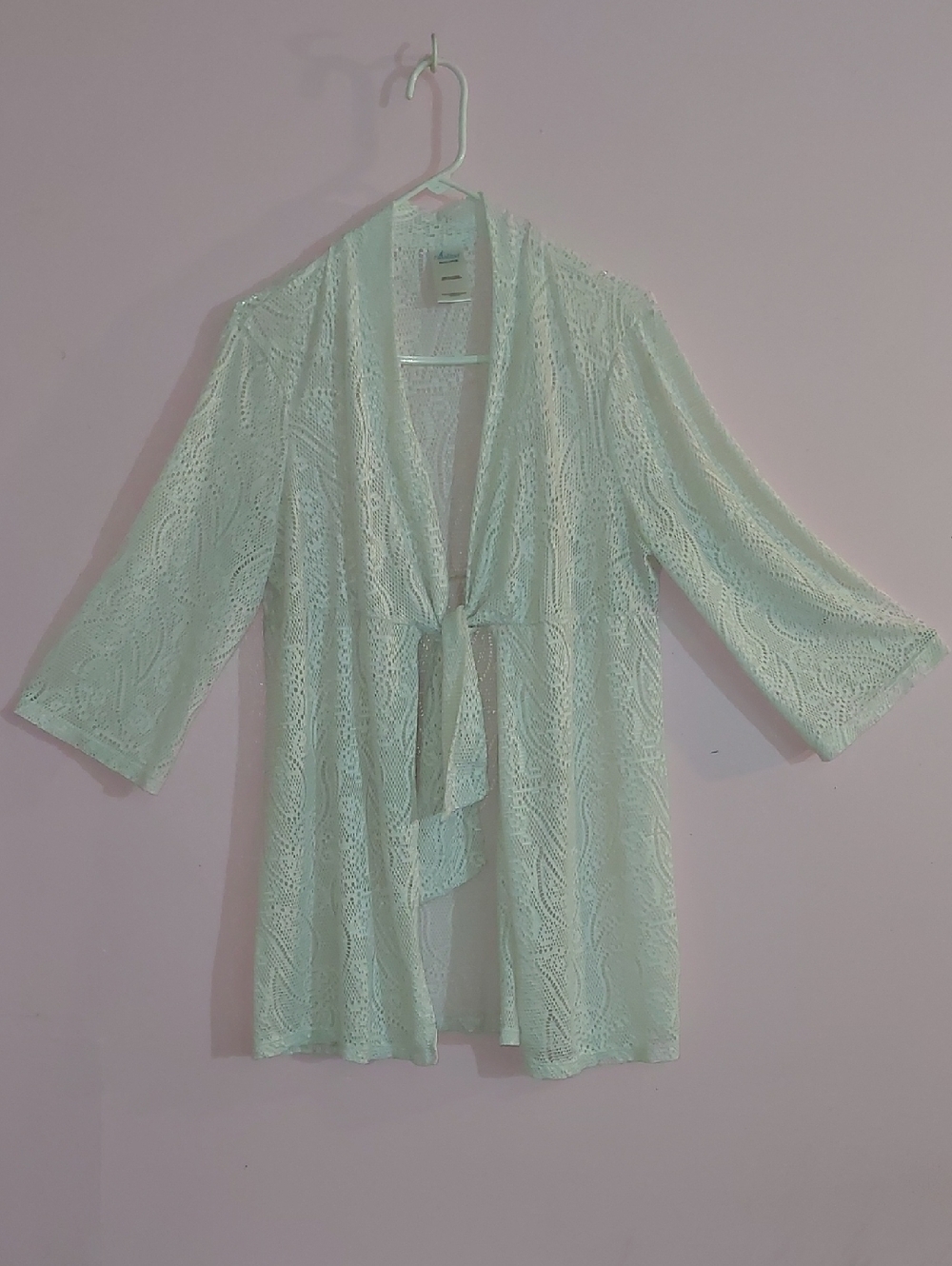 Catalina Lace Tie-Front Robe/ Cover Up
